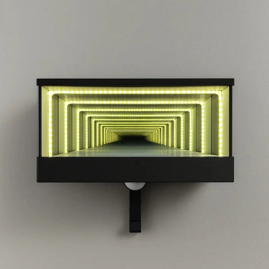 LED Deep Mirror Garage Key Holder
