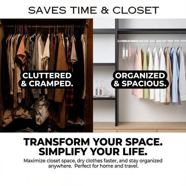 Foldable Travel Clothes Hanger Rack